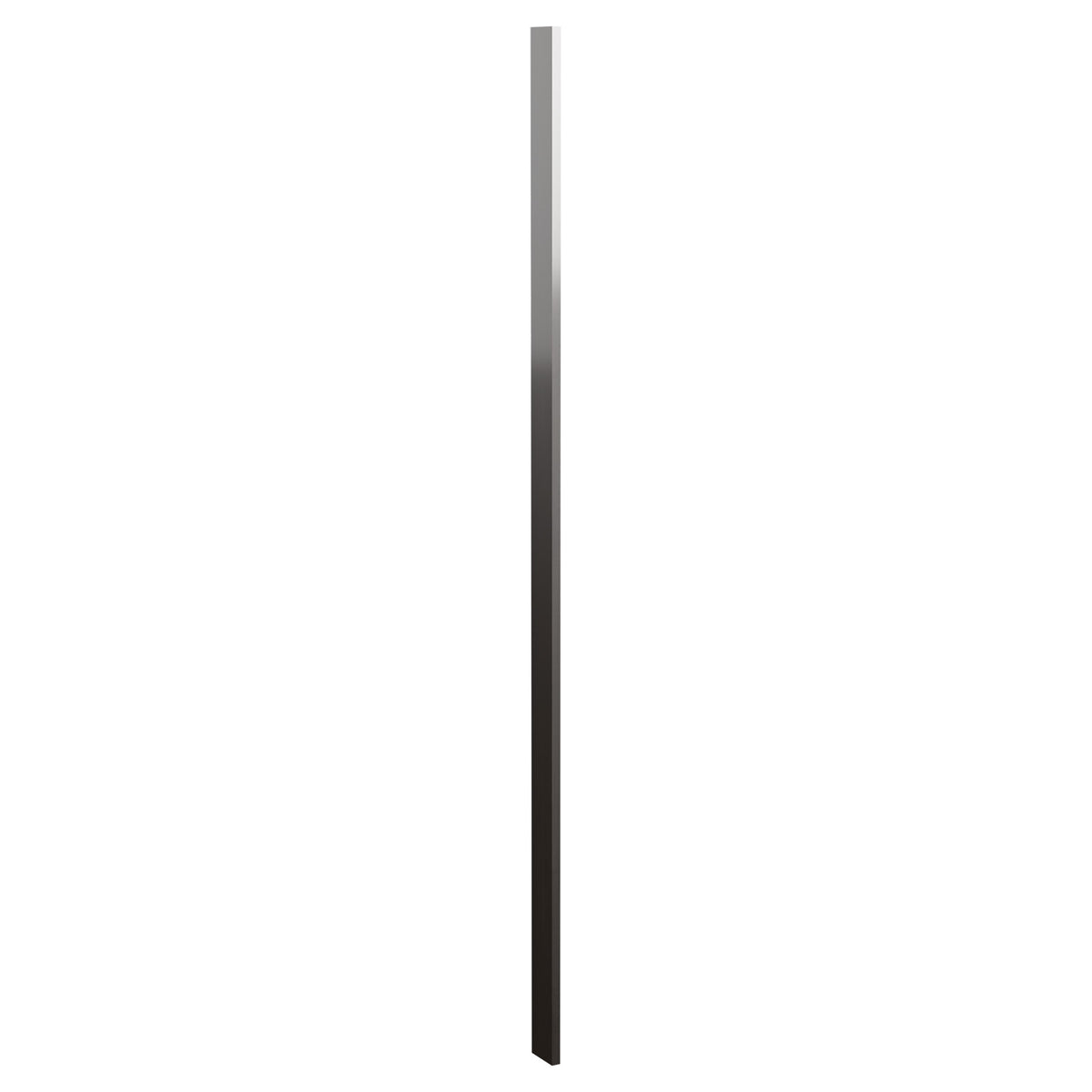 3-inch pre-cut filler wood panel, medium gray finish