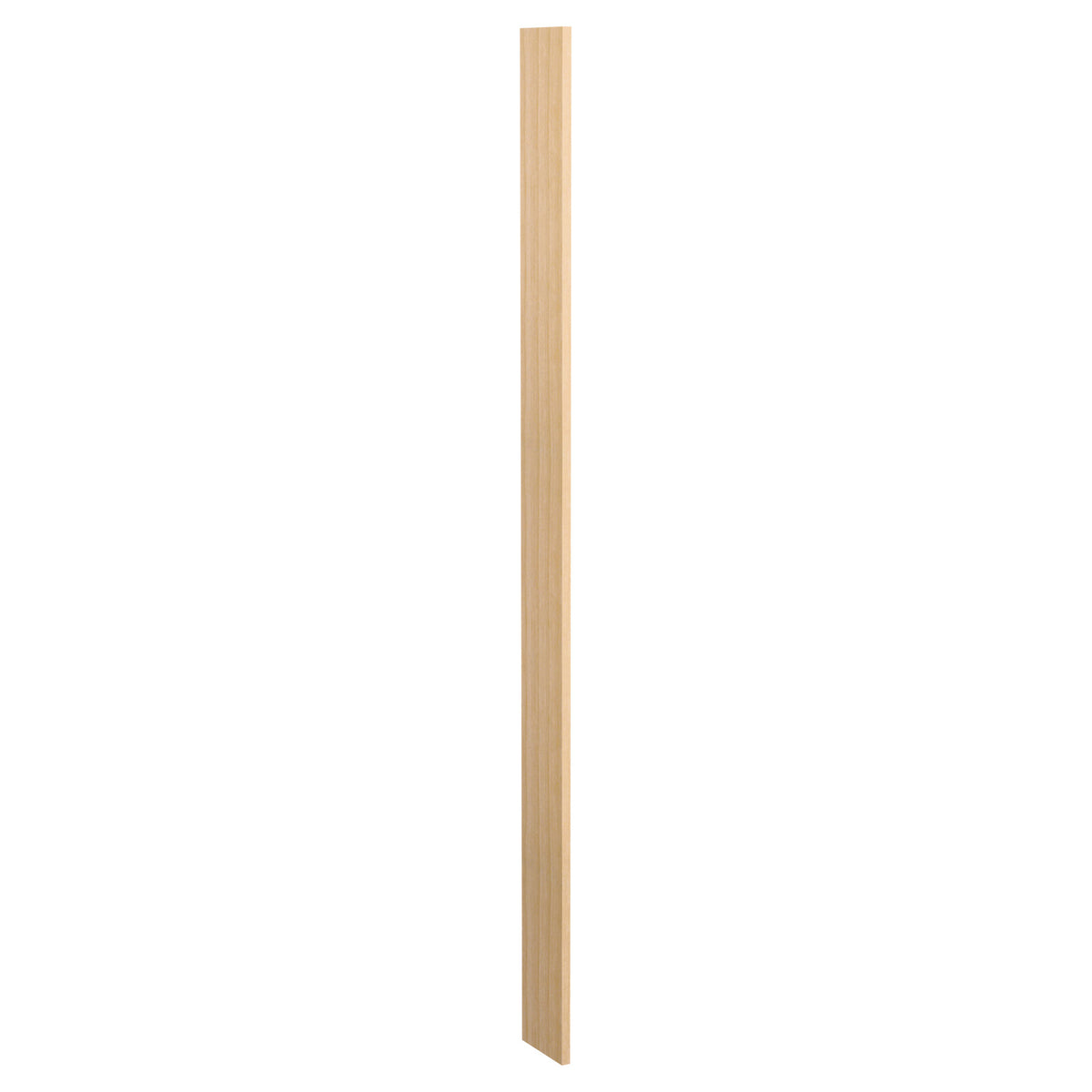 6-inch filler wood panel, light tan wood strip
