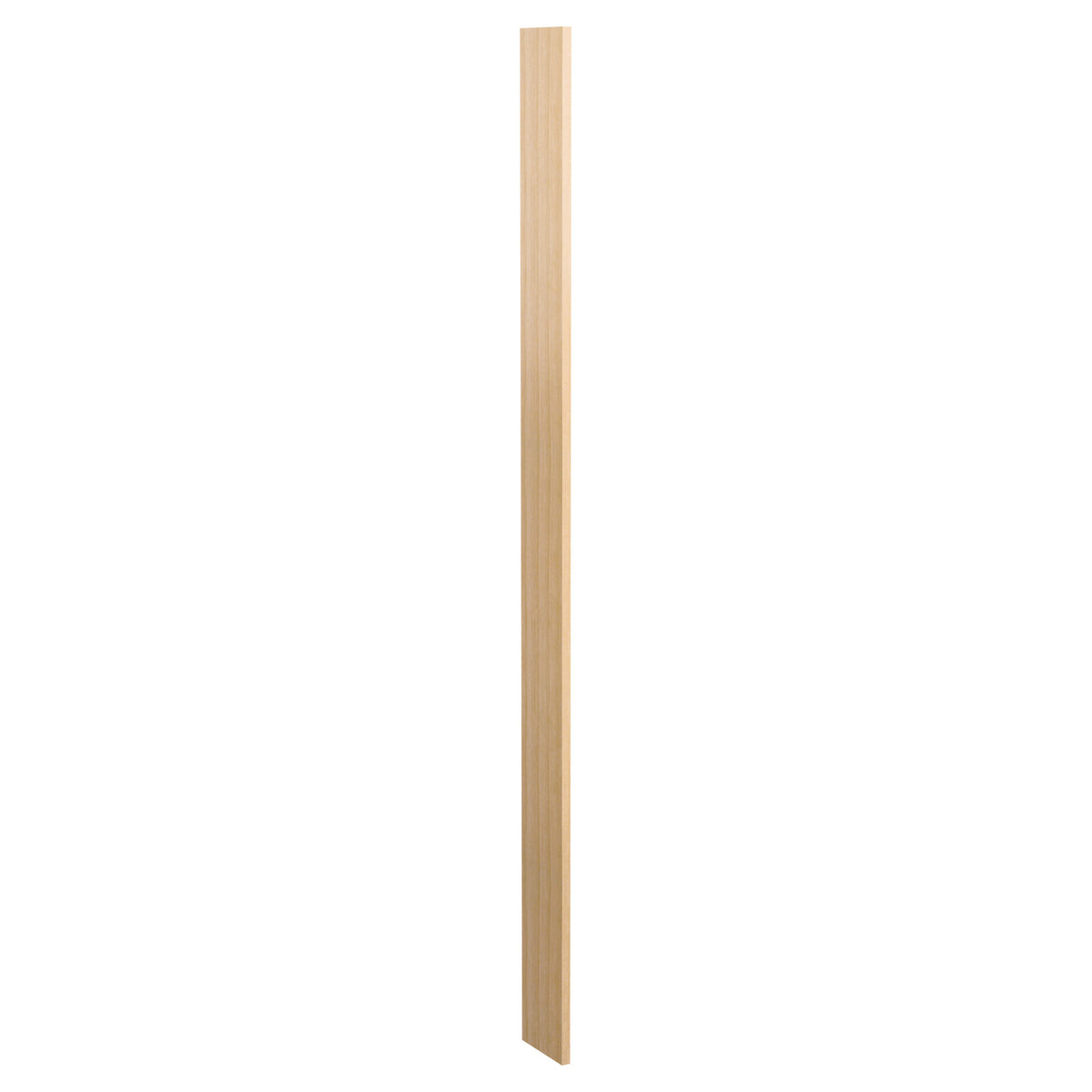 6-inch filler wood panel, pale tan wood strip