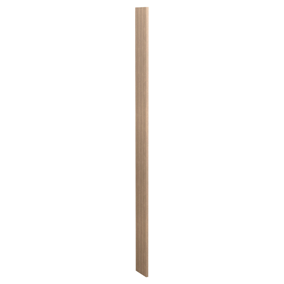 6-inch filler wood panel, light brown wood strip