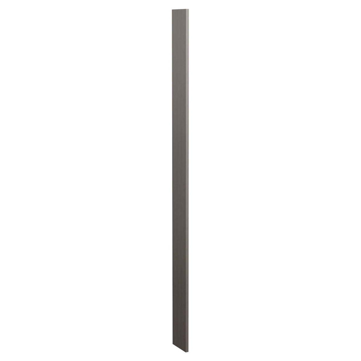 6-inch filler wood panel, dark grey wood strip