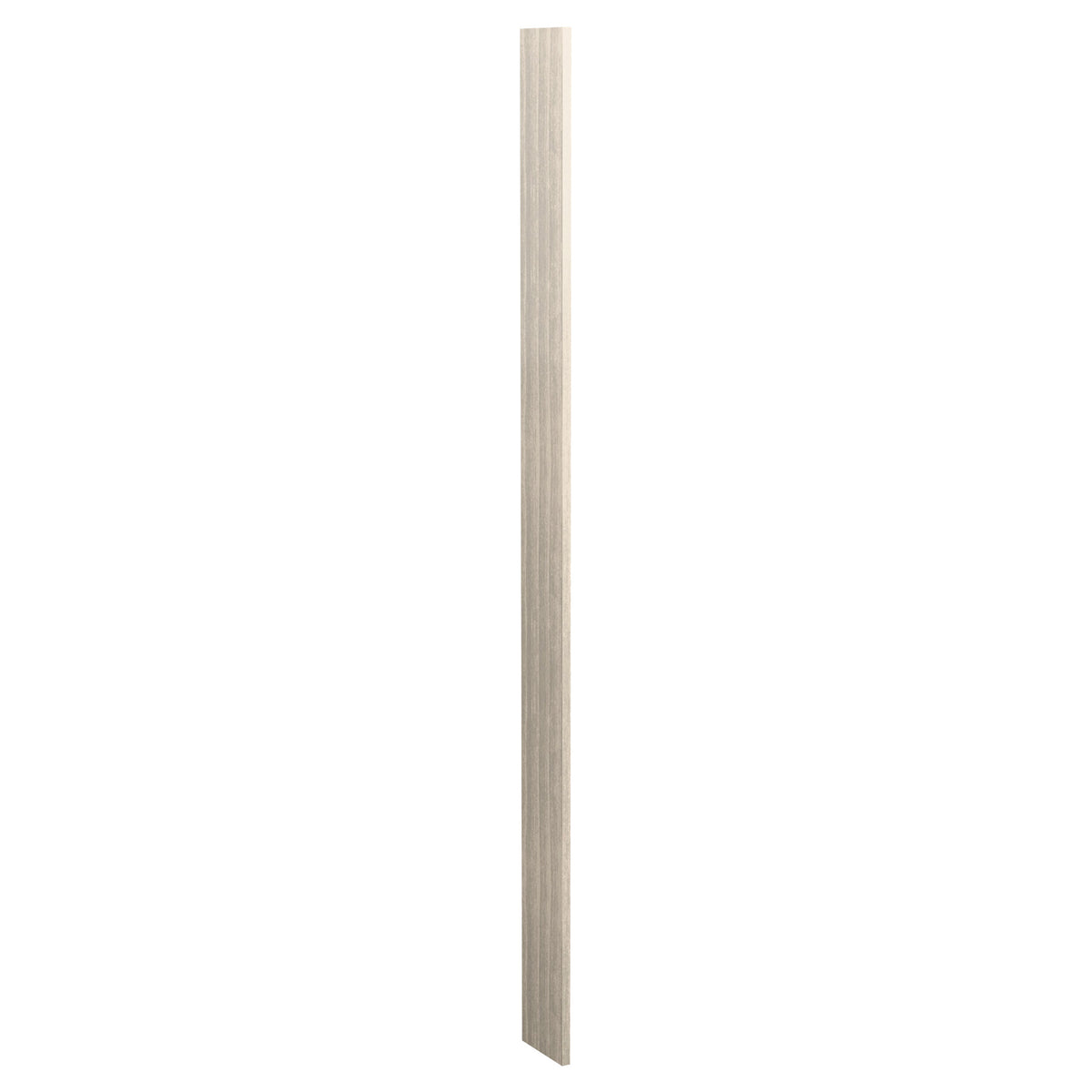 6-inch pre-cut wood filler panel, pale grayish wood plank