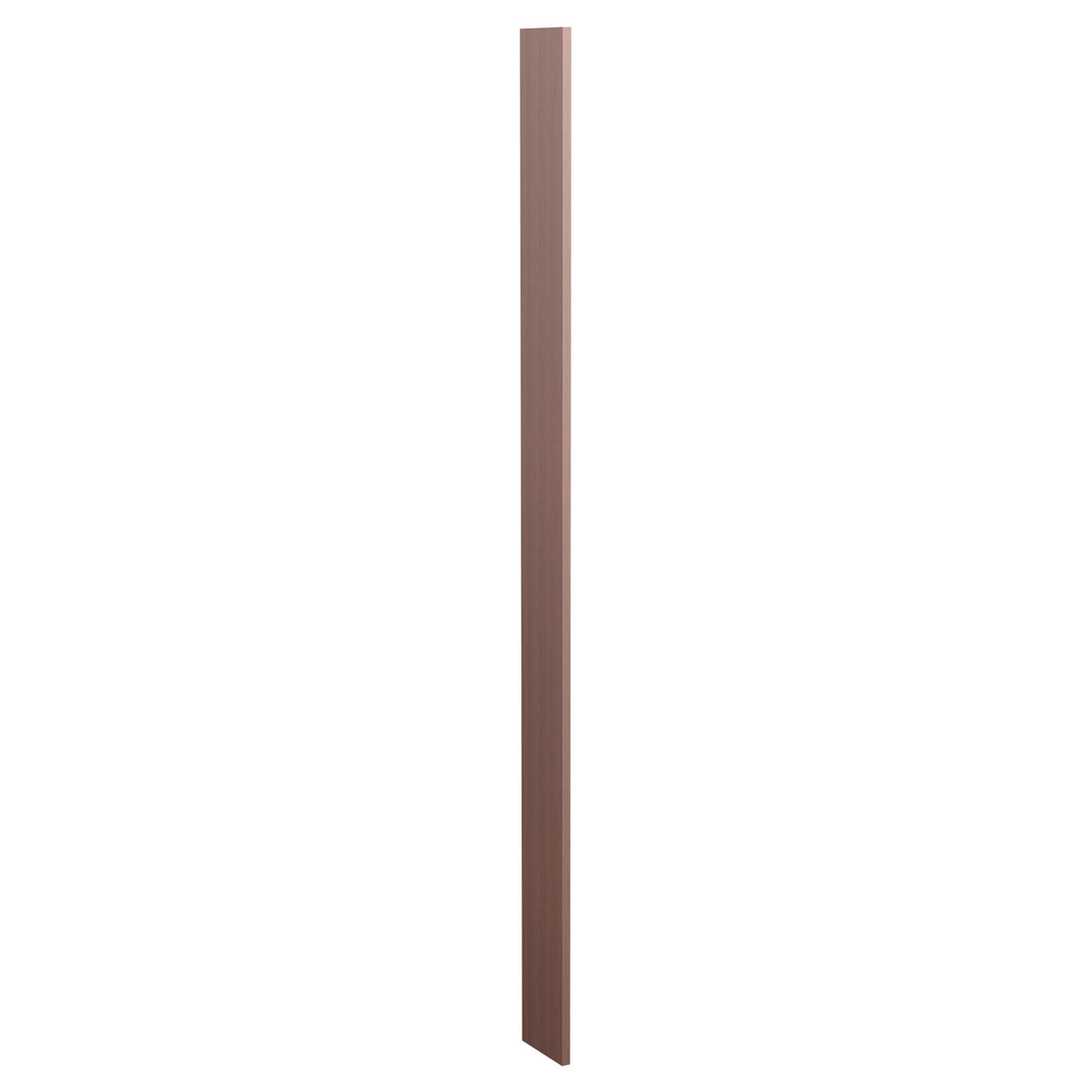 6-inch pre-cut wood filler panel, medium brown wood plank