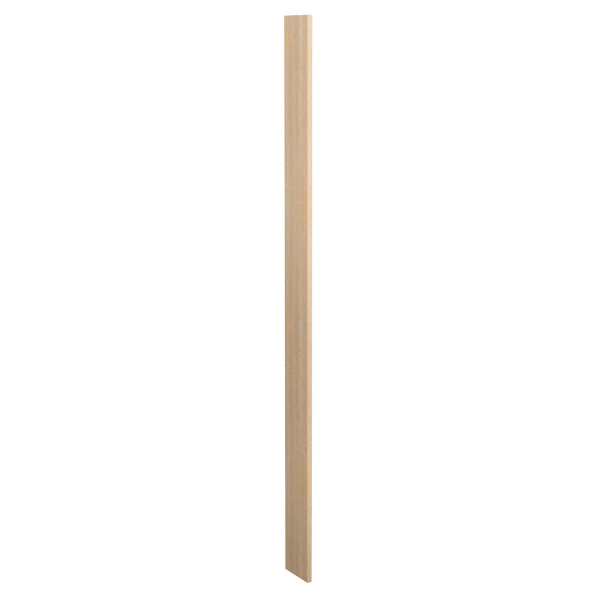 6-inch wood filler panel, light natural wood tone, rectangular edging