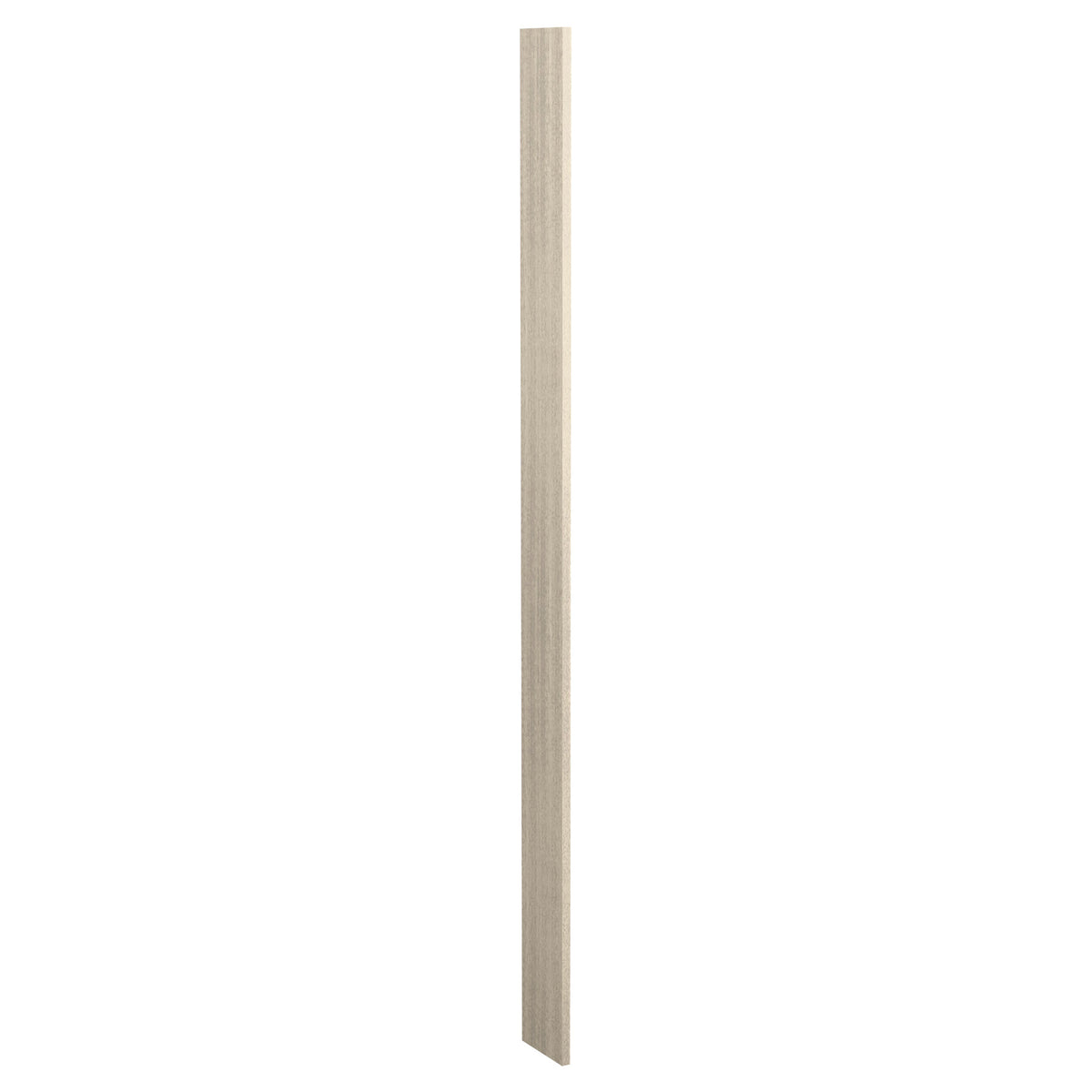 6-inch pre-cut filler wood panel, light natural wood color.