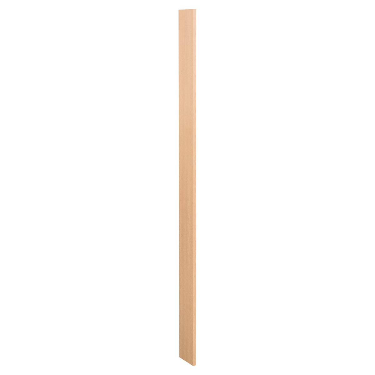 6-inch pre-cut filler wood panel, light honey wood color.
