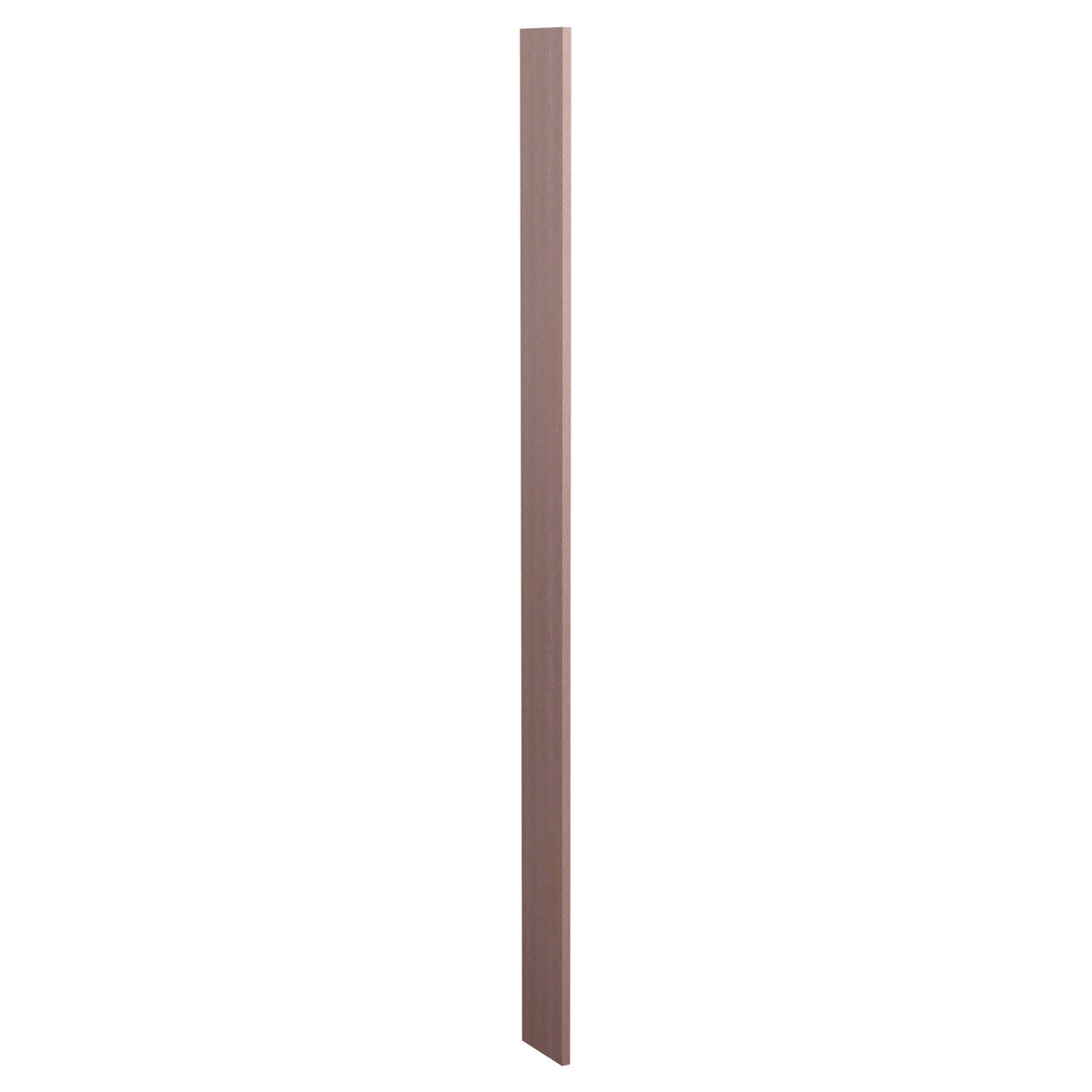 6-inch pre-cut filler wood panel, medium brown wood color.