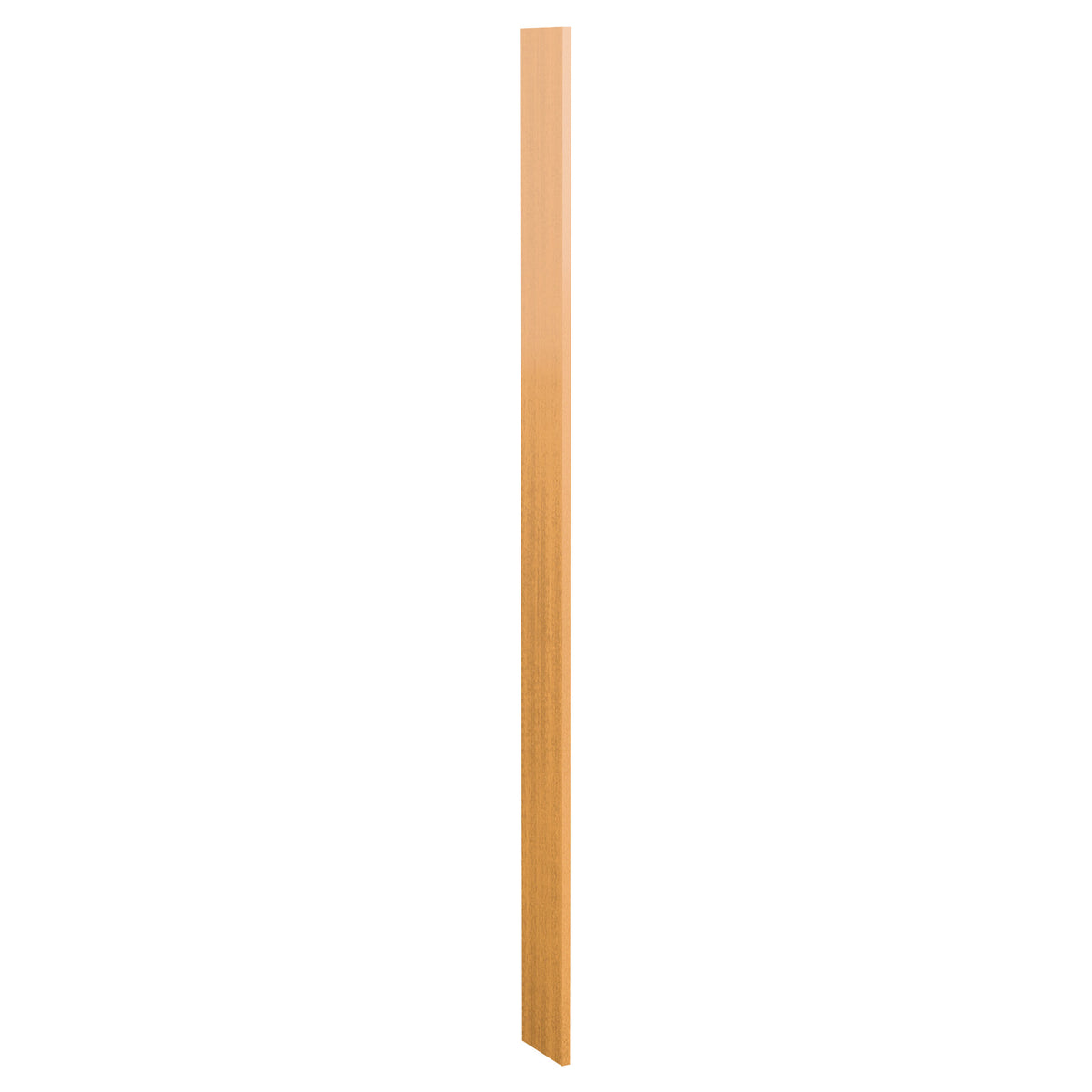 6-inch pre-cut filler wood panel, light amber wood color.