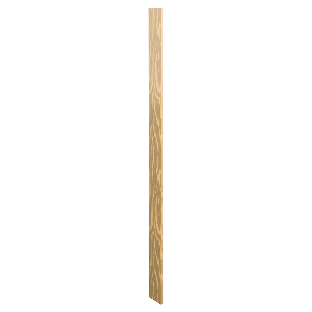 Pre-cut 6 inch wood filler panel, light tan wood with visible knots and vertical grain