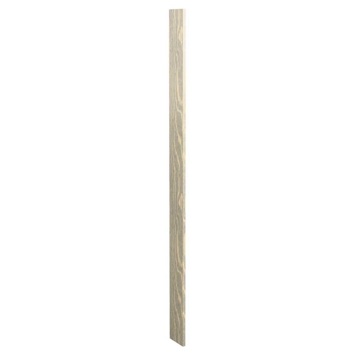 6-inch pre-cut wood filler panel, natural wood tone with straight long grain