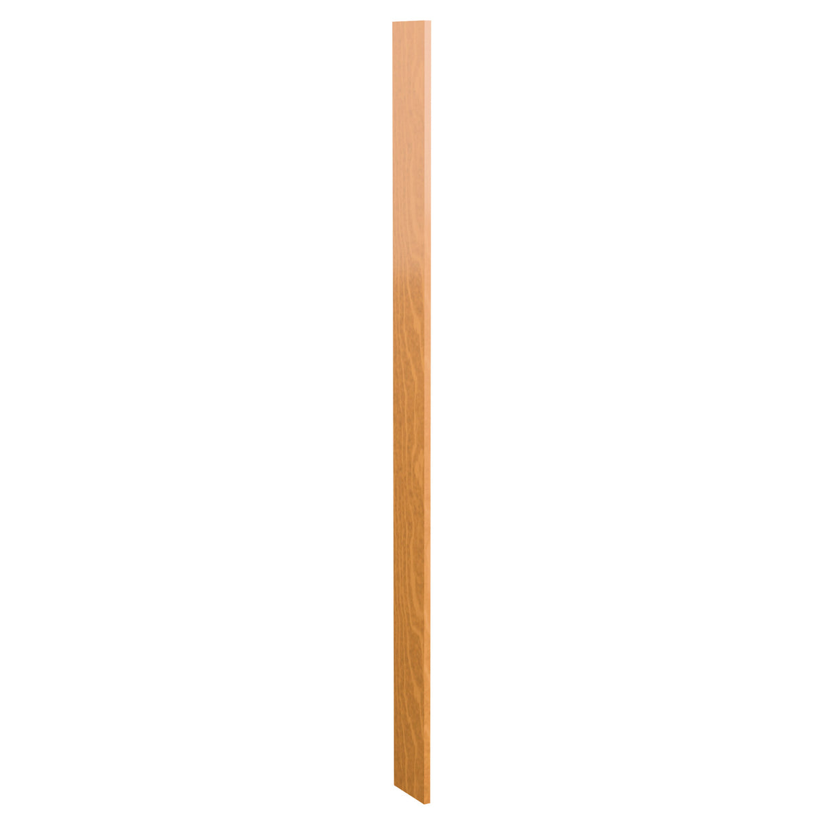 6-inch pre-cut wood filler panel, light orange wood finish with vertical grain