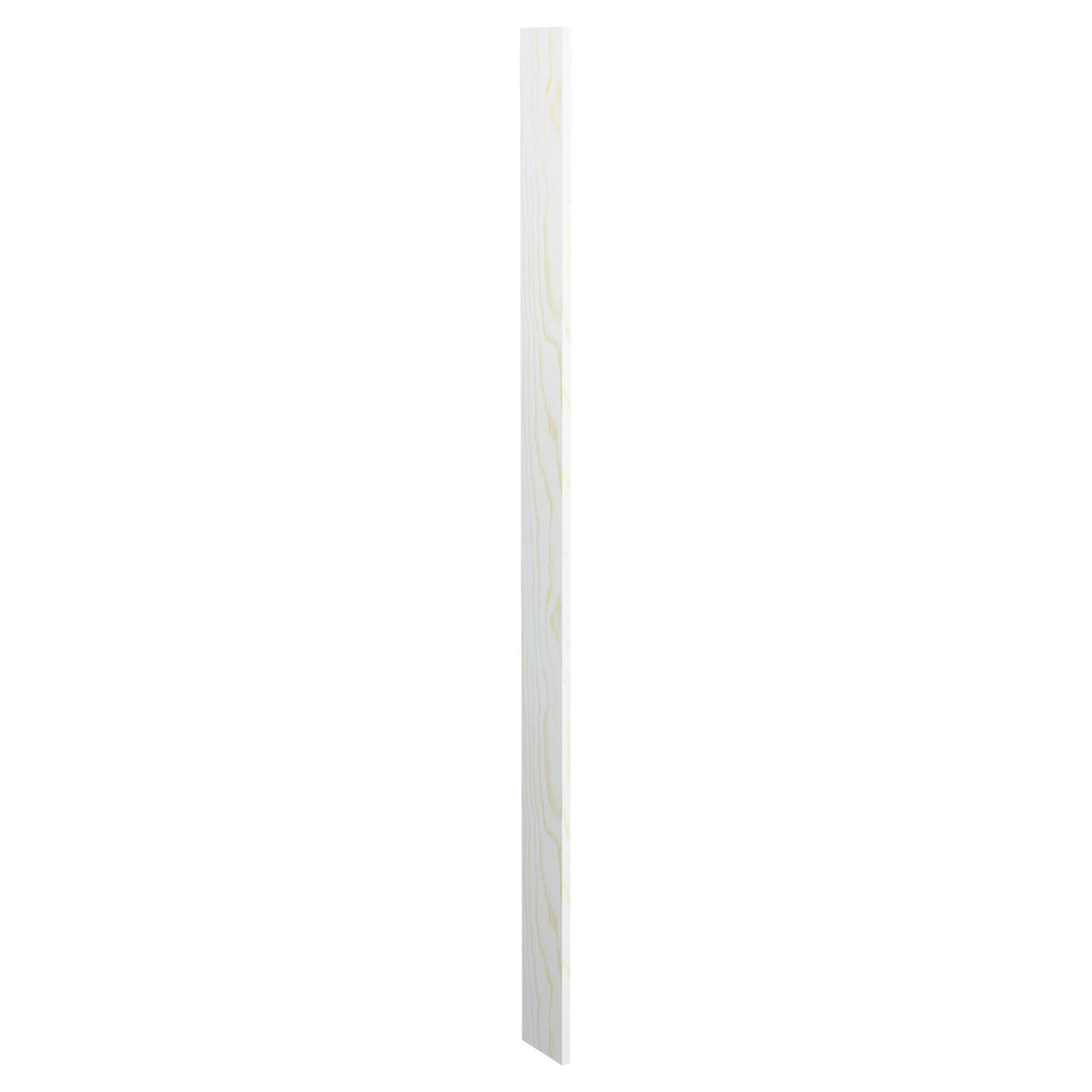 6-inch pre-cut wood filler panel, whitewashed light plank with subtle knots