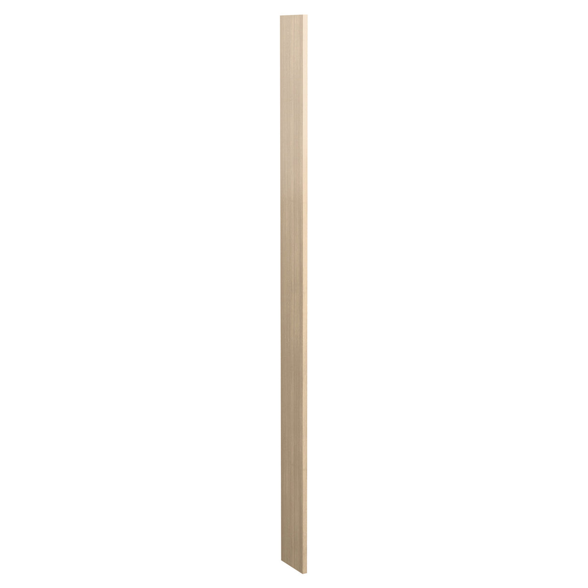 6-inch pre-cut filler wood panel, medium light tan wood strip