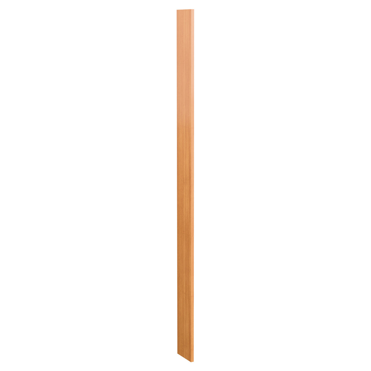 6-inch pre-cut filler wood panel, light orange-brown wood strip