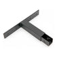 Island Display Rack Shelf Bracket - High (6") - Matte Black