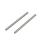 Wine peg for cork-out bottle, brushed aluminum finish, two pegs shown.