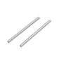 Wine peg for cork-out bottle, satin aluminum finish, two pegs shown.