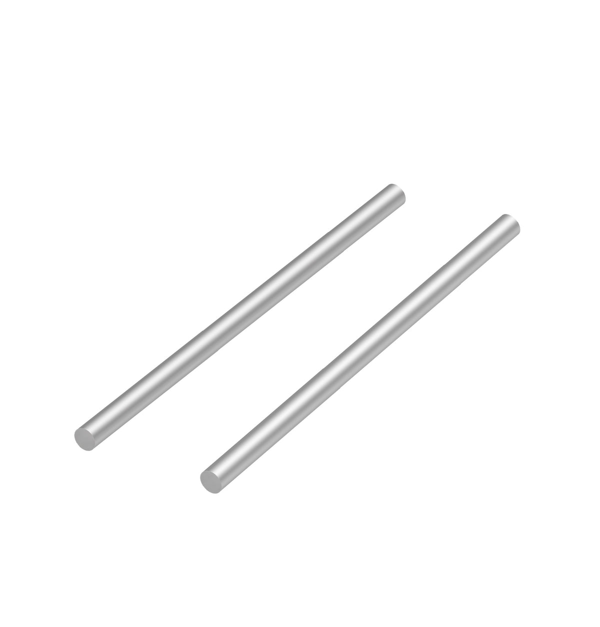 Wine peg for cork-out bottle, satin aluminum finish, two pegs shown.