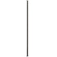 Black metal frame base post, upright with pointed top