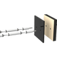Wine rack insert with two plates and two support rods, assembled