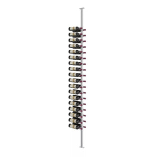 Helix Double-Sided Wine Rack Post Kit 10 - Cool Gray / Mirror