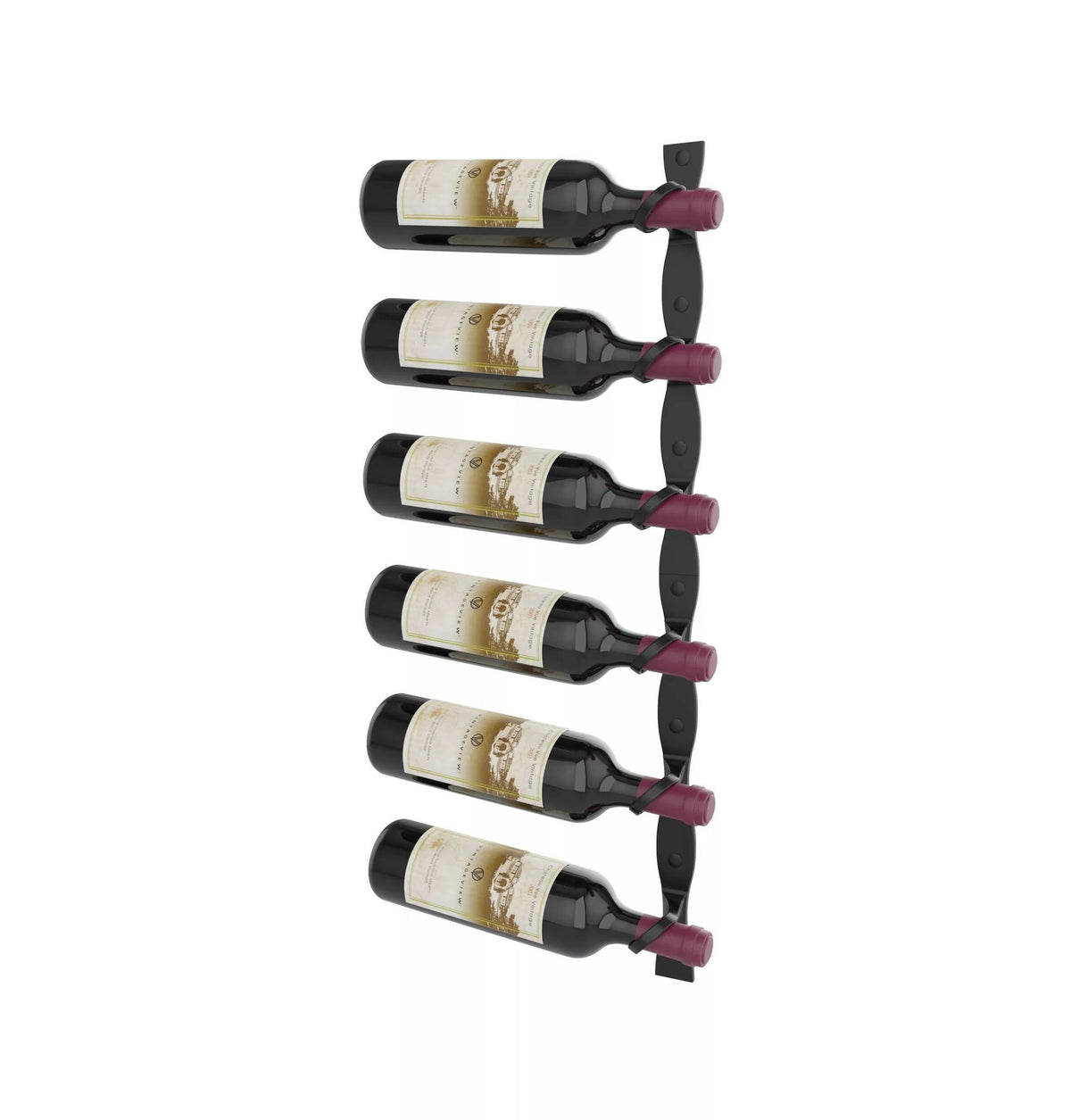 R Series Helix Single 30 (minimalist wall mounted metal wine rack kit)