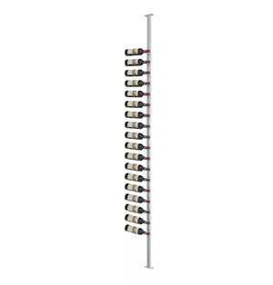 Helix Single-Sided Wine Rack Post Kit 10 - Cool Gray / Left