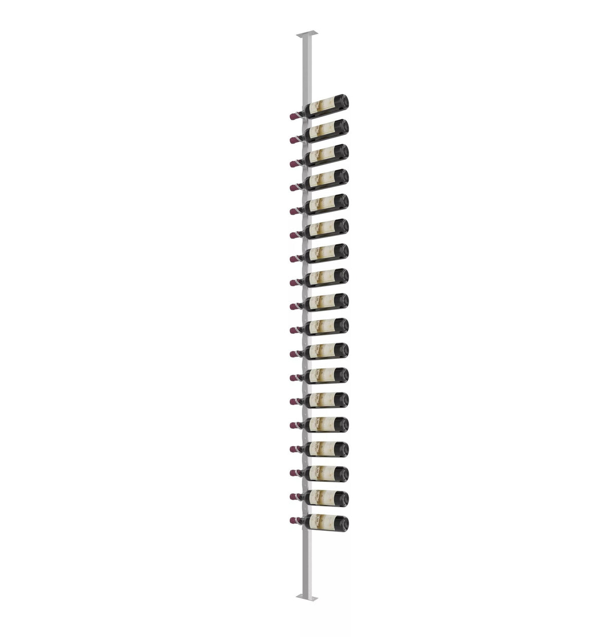 Helix Single-Sided Wine Rack Post Kit 10 - Cool Gray / Right
