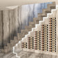 Helix Wine Rack Under the Stairs kit in a modern home