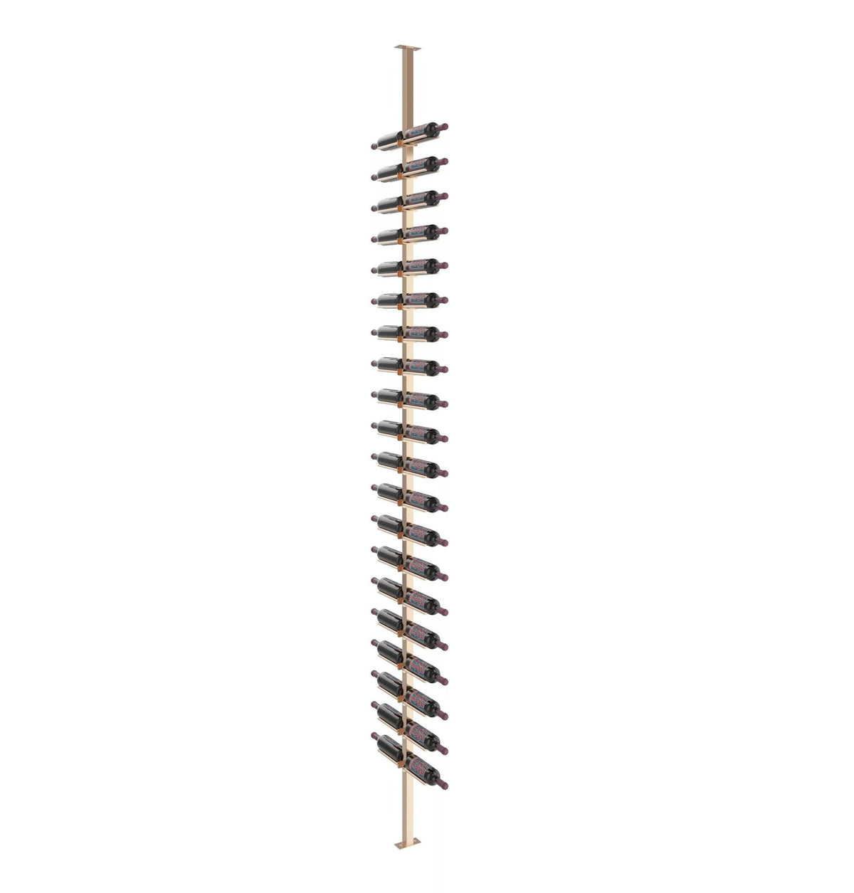 VintageView Vino Rails Double-Sided Post Kit (floor-to-ceiling mounting wine rack kit)