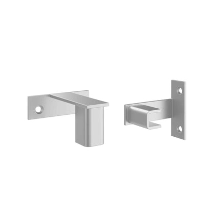 Helix Wine Rack Post 2-Inch Standoff Bracket - Cool Gray