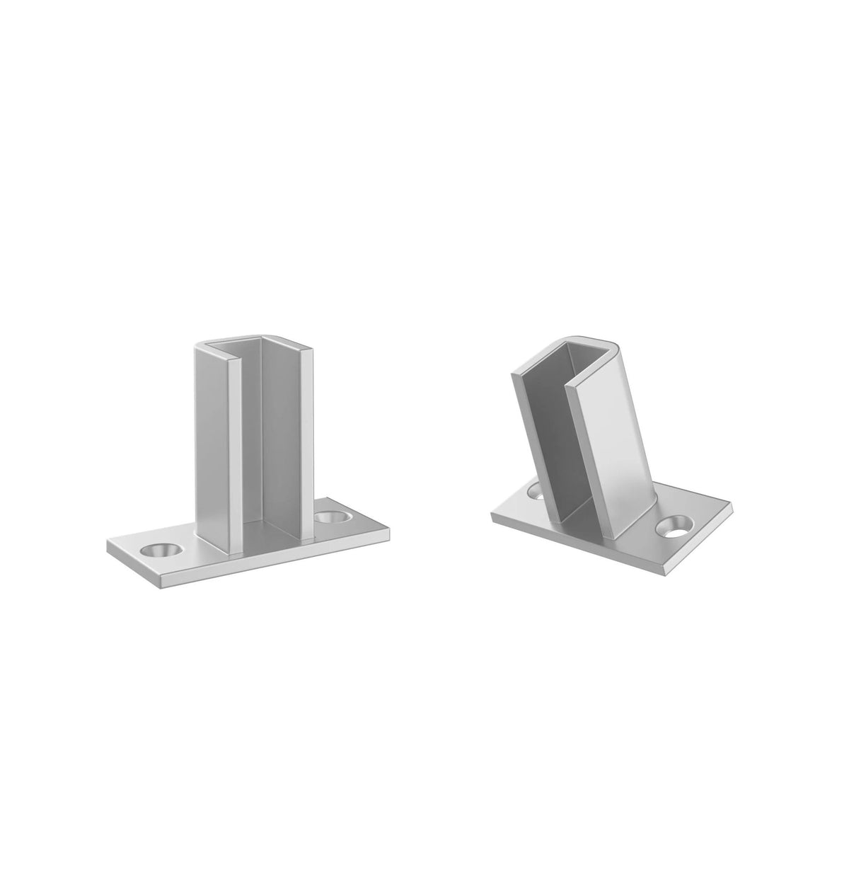 Helix Wine Rack Post Hidden Base Plate - Cool Gray
