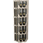 Light wood four-column curved-corner wine bottle wall display with bottle storage slots