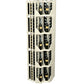 Light wood curved corner wine bottle wall display with four columns for bottle storage