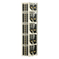 Light wood corner wine bottle wall display, four columns shown from the side