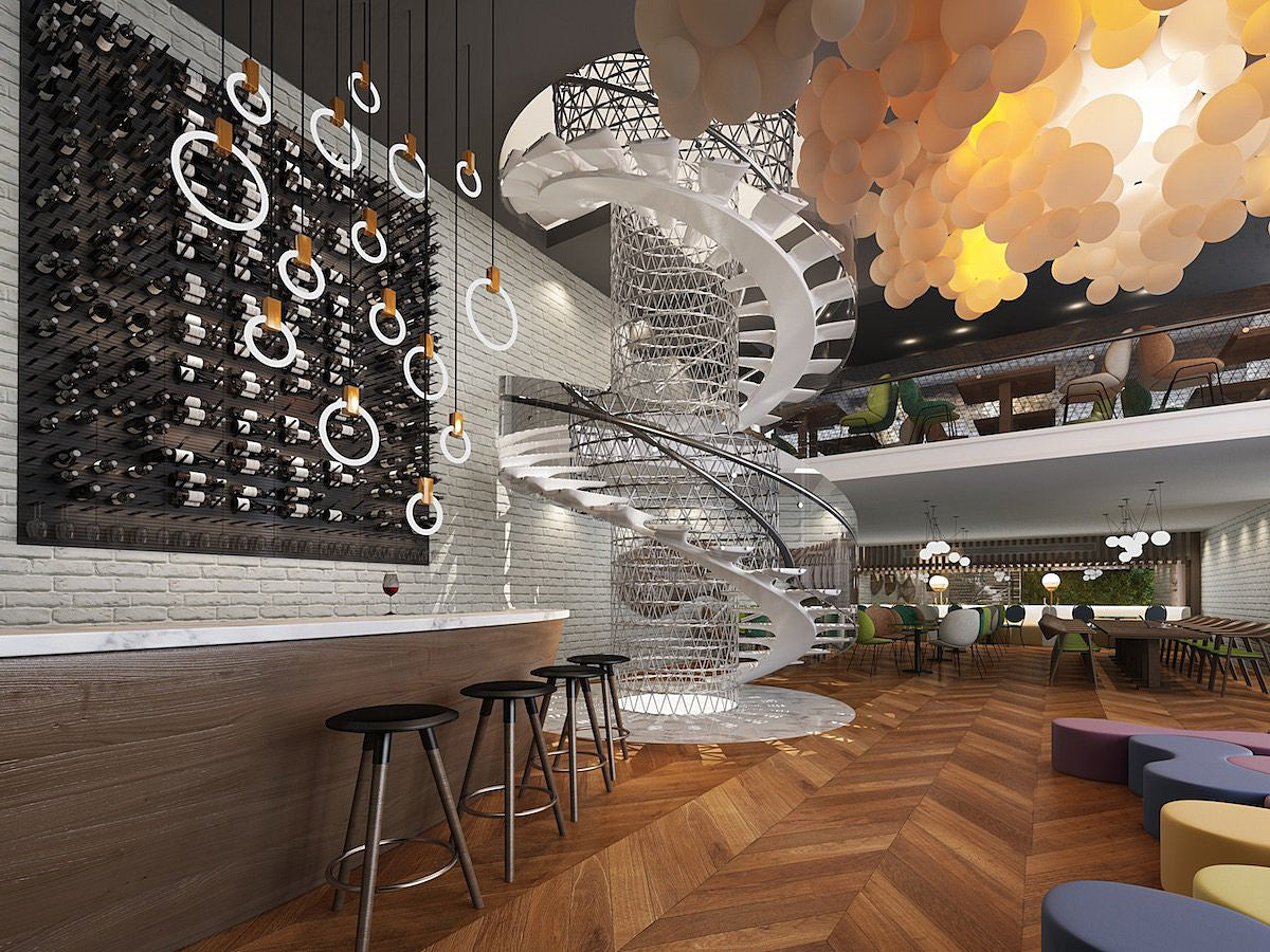 Idea Gallery - Restaurant Wine Displays