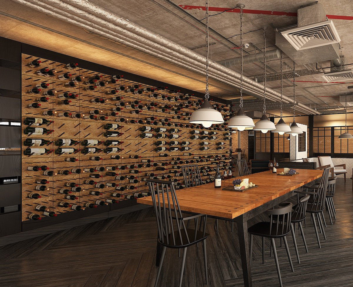Idea Gallery - Restaurant Wine Displays