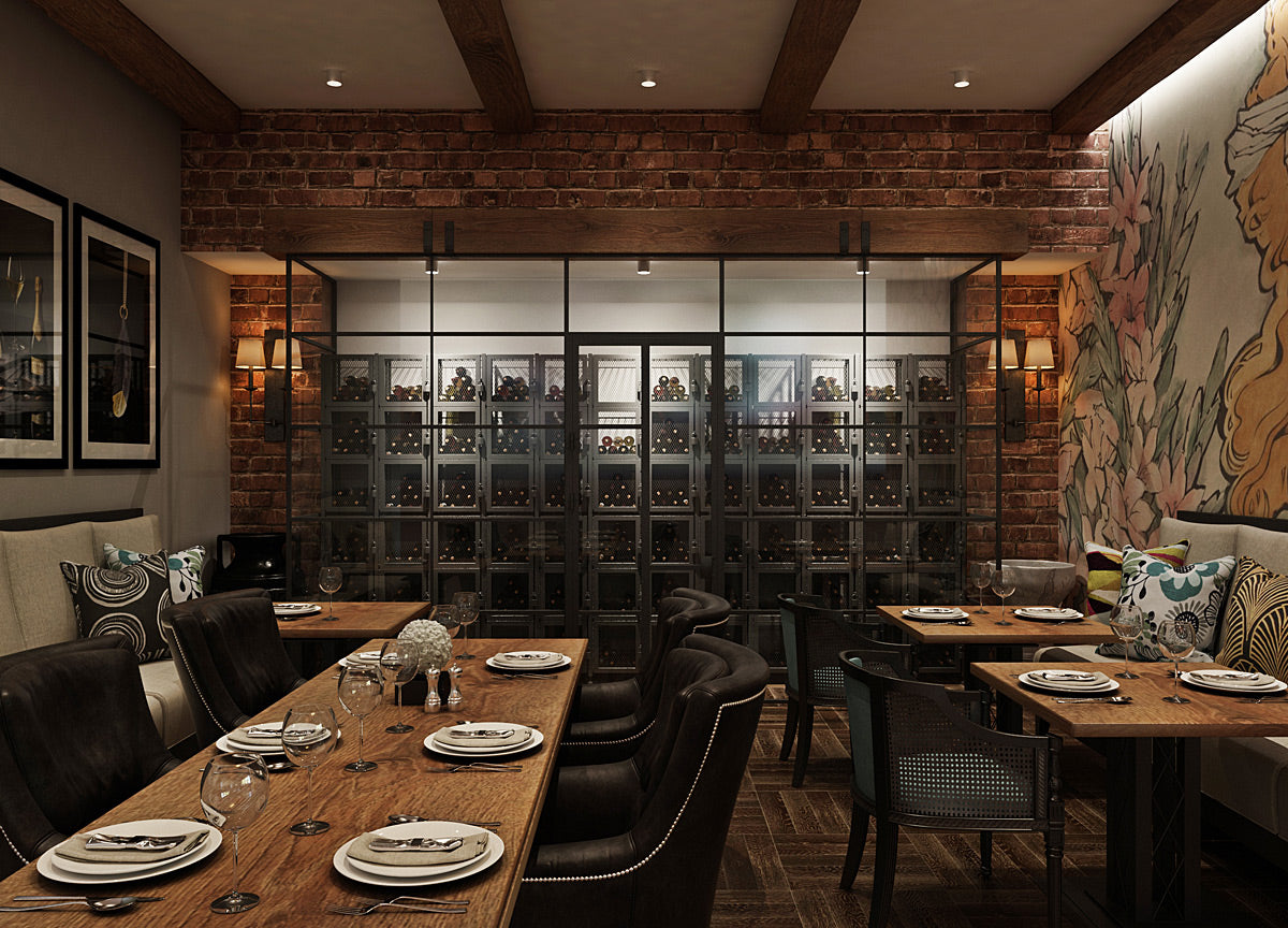 Idea Gallery - Restaurant Wine Displays