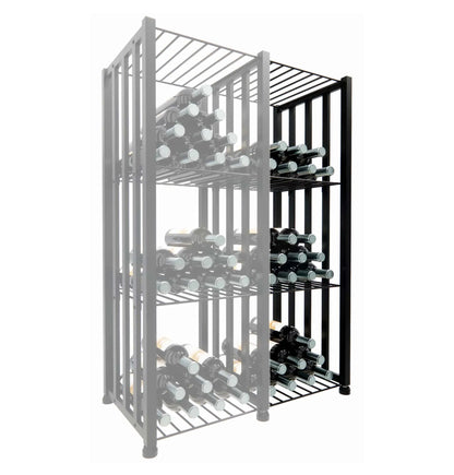 Case & Crate Bin 3 Extension - Matte Black / No