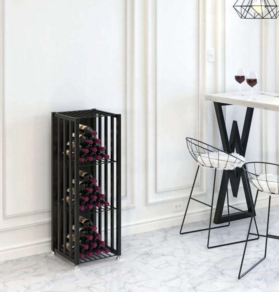Case & Crate Bin 3 Kit (freestanding wine bottle storage with secure backs)