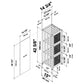 Case & Crate Locker 3 Kit (freestanding wine bottle storage with secure backs)