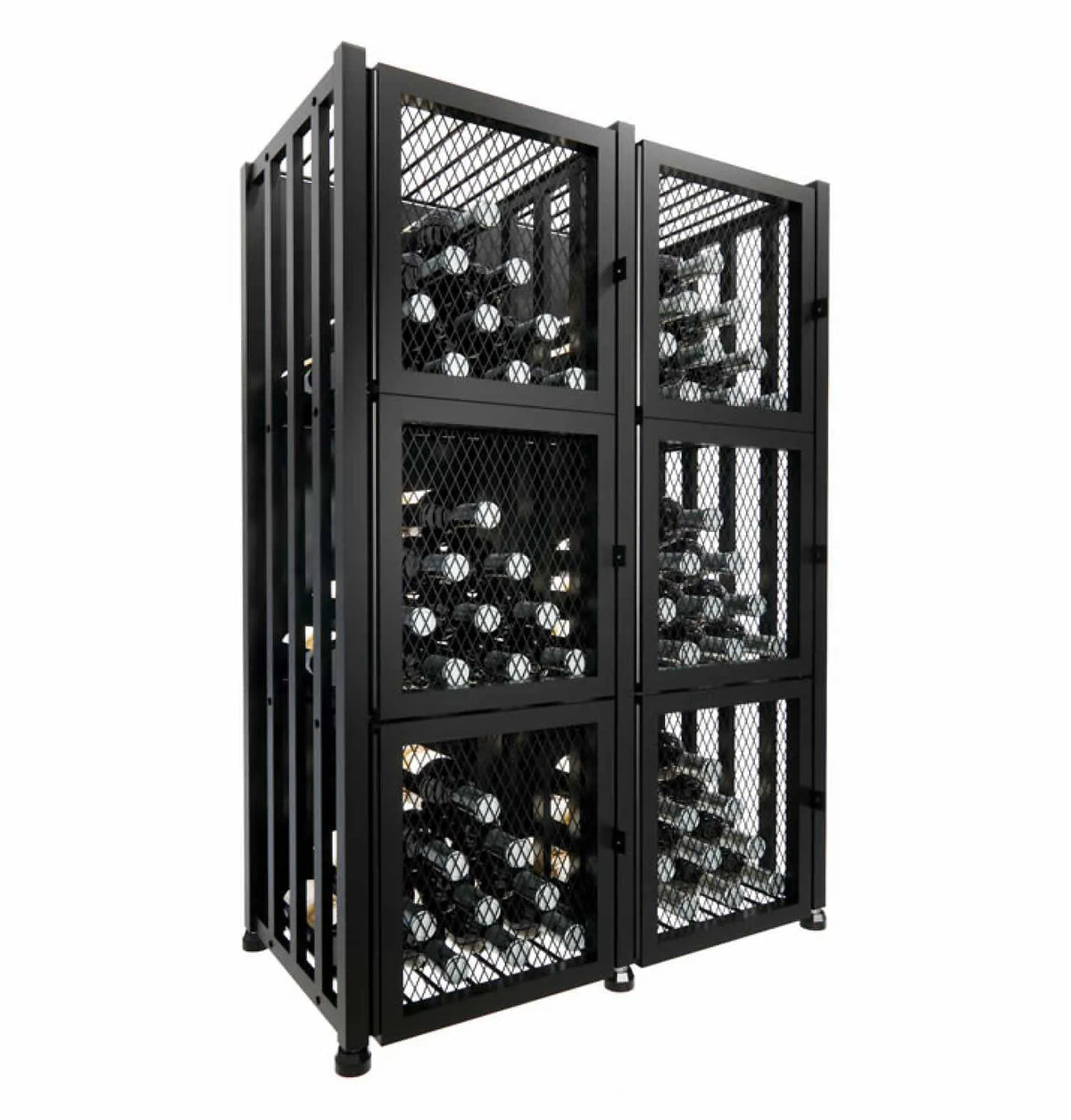 Case & Crate Locker 3 Kit - Matte Black - 96 Bottles/1 Extension