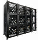 Case & Crate Locker 3 Kit - Matte Black - 192 Bottles/3 Extensions
