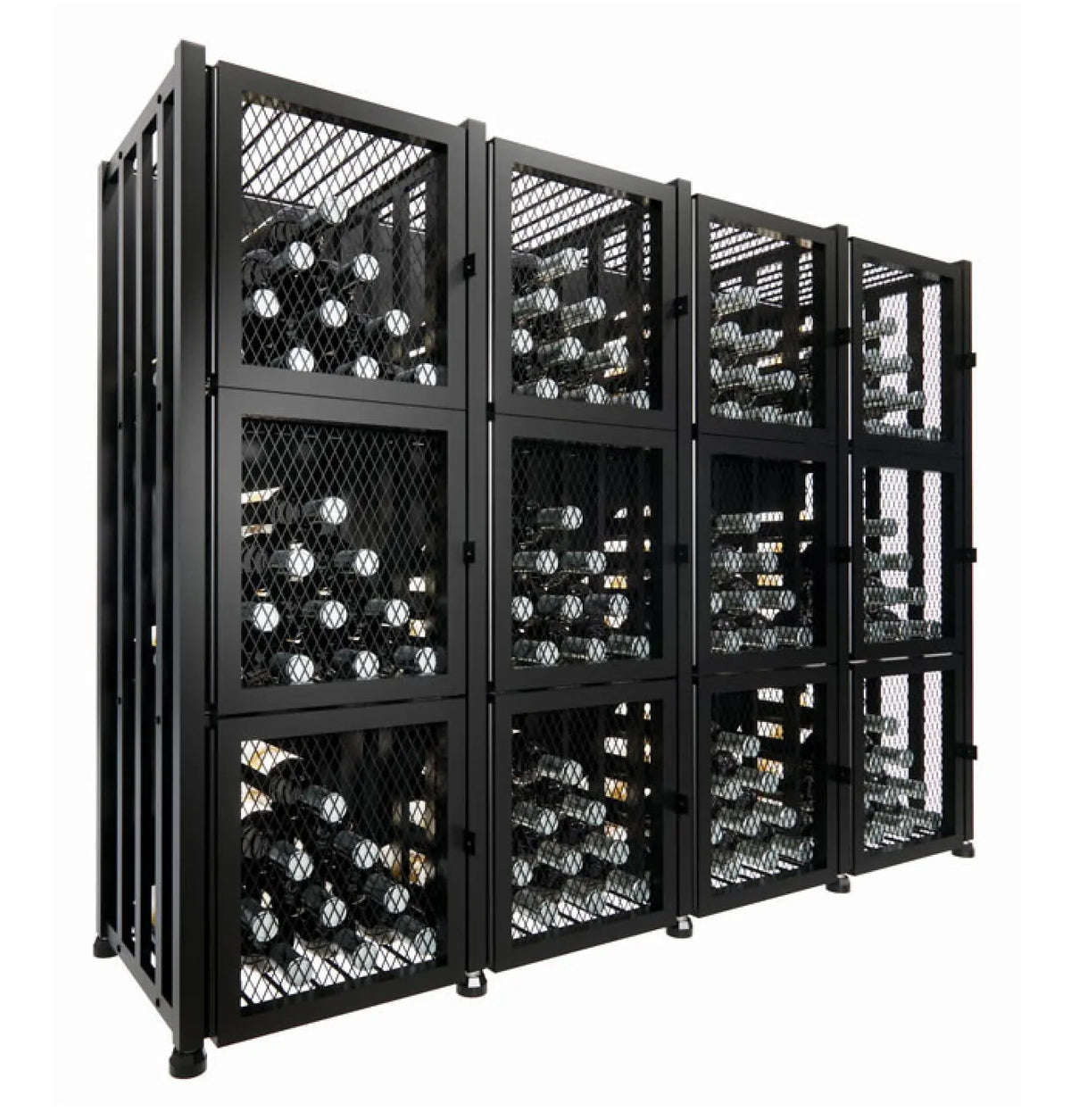 Case & Crate Locker 3 Kit - Matte Black - 192 Bottles/3 Extensions