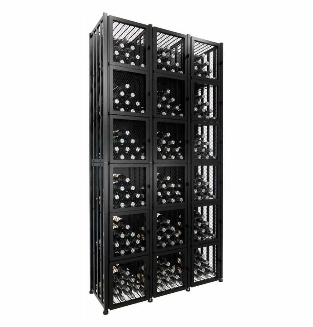 Case & Crate Locker 6 Kit - Matte Black - 288 Bottles/2 Extensions