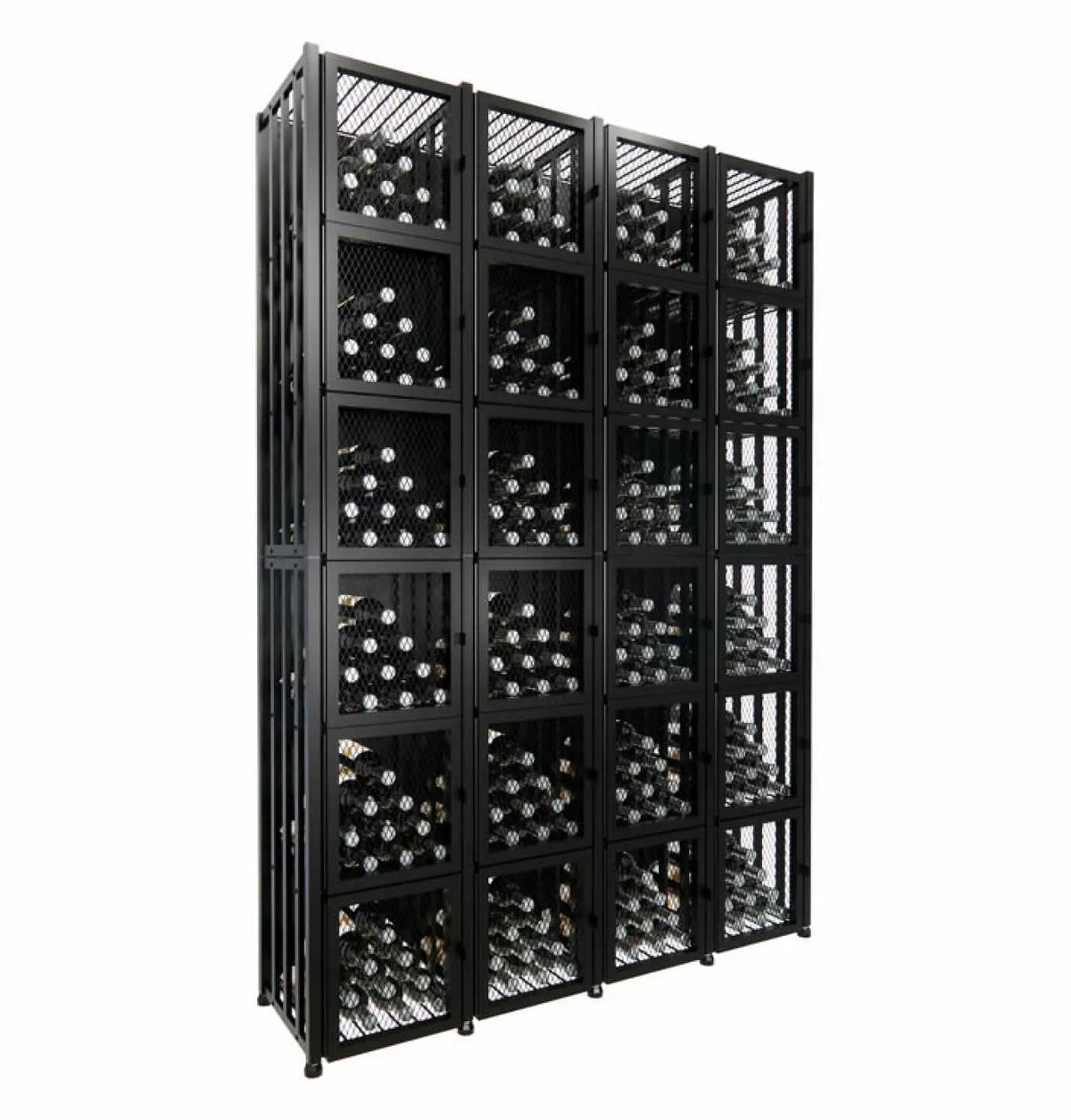 Case & Crate Locker 6 Kit - Matte Black - 384 Bottles/3 Extensions