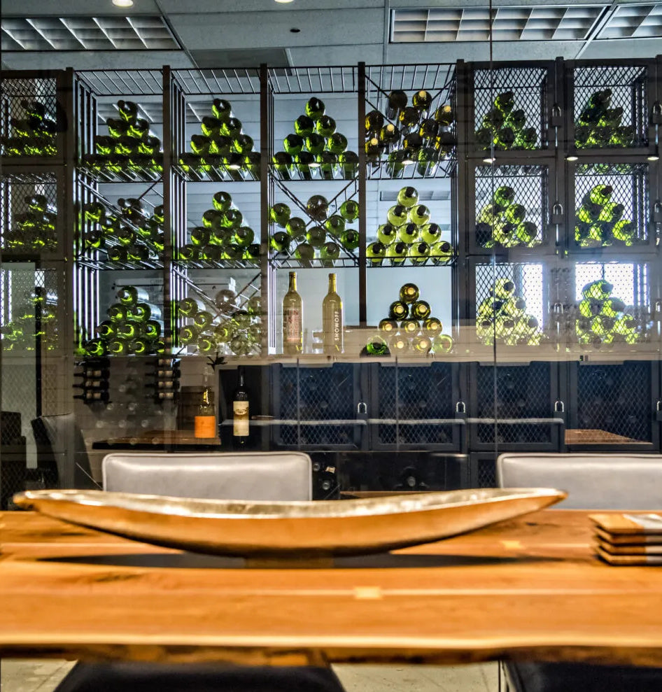 The VintageView Design Center Case Crate Wall