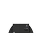 Black cooling unit side view with curved end covers and control panel