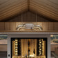 Ducted wine cellar cooling system with insulated ducting mounted in a ceiling niche