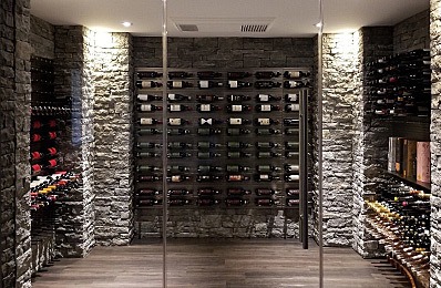 Glass Enclosed Wine Cellar - Toronto, CA